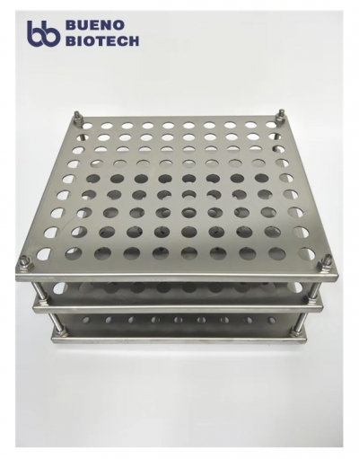 Stainless-Steel Tube Racks for Thermostaitc Water Baths -- Circulating Baths Accessories Can Be Customized